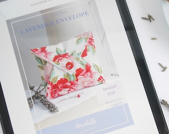 Digital Download Lavender Sachet Sewing Pattern PDF | Instant Download Pattern | PDF Sewing Patterns Home Decor | Sew Your Own Lavender Bag