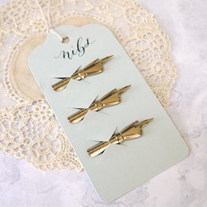 Leonardt Index Feder Set, Moderne Kalligraphie Federn für Anfänger, Manuskript Kupferplatten Federn Geschenkset, Dip Pen Federn für Handlettering