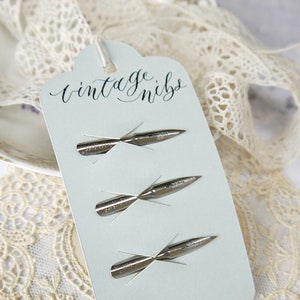 Spitze Vintage Federn Set - Blanzy Poure Antique Kalligraphie Federn - Kupferstich Geschenkidee
