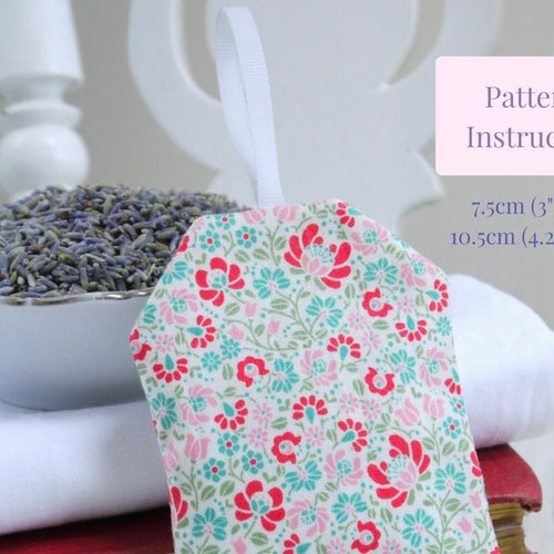 Lavender Sachet Sewing Pattern Make Your Own Lavender Bag Etsy