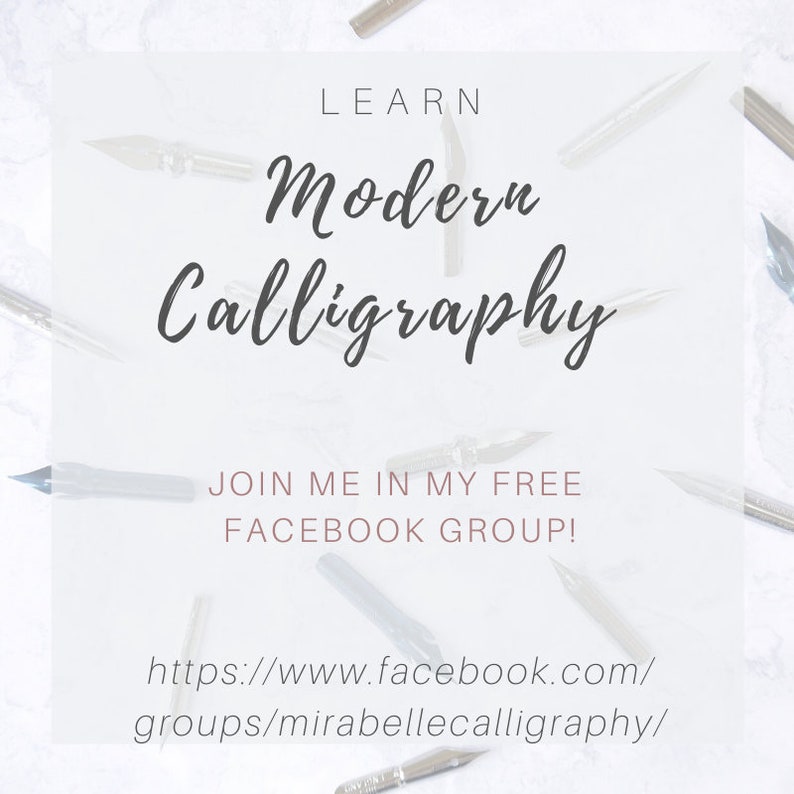 Modern Calligraphy Nibs Set of 3 for Beginners Copperplate Etsy