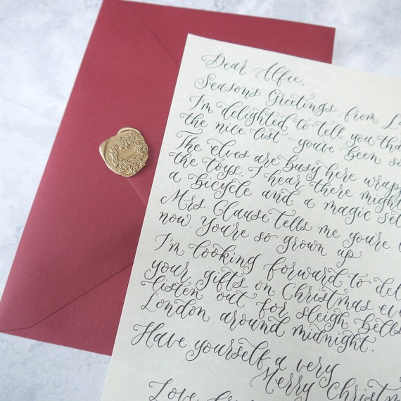 Enveloppe lettre au père Noël - L'Incroyable