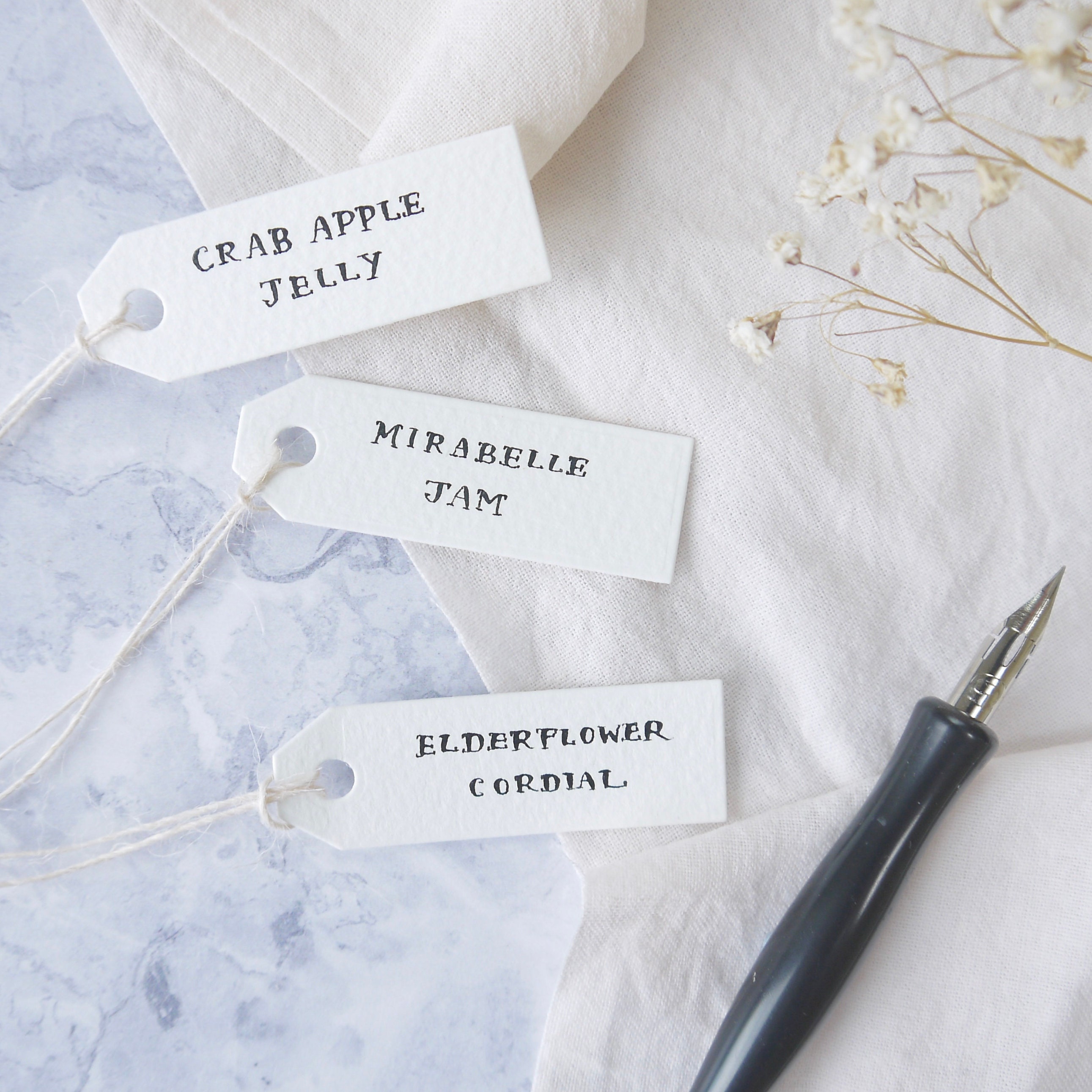 Mini Gift Tags With Custom Lettering Small Wedding Favour Etsy UK