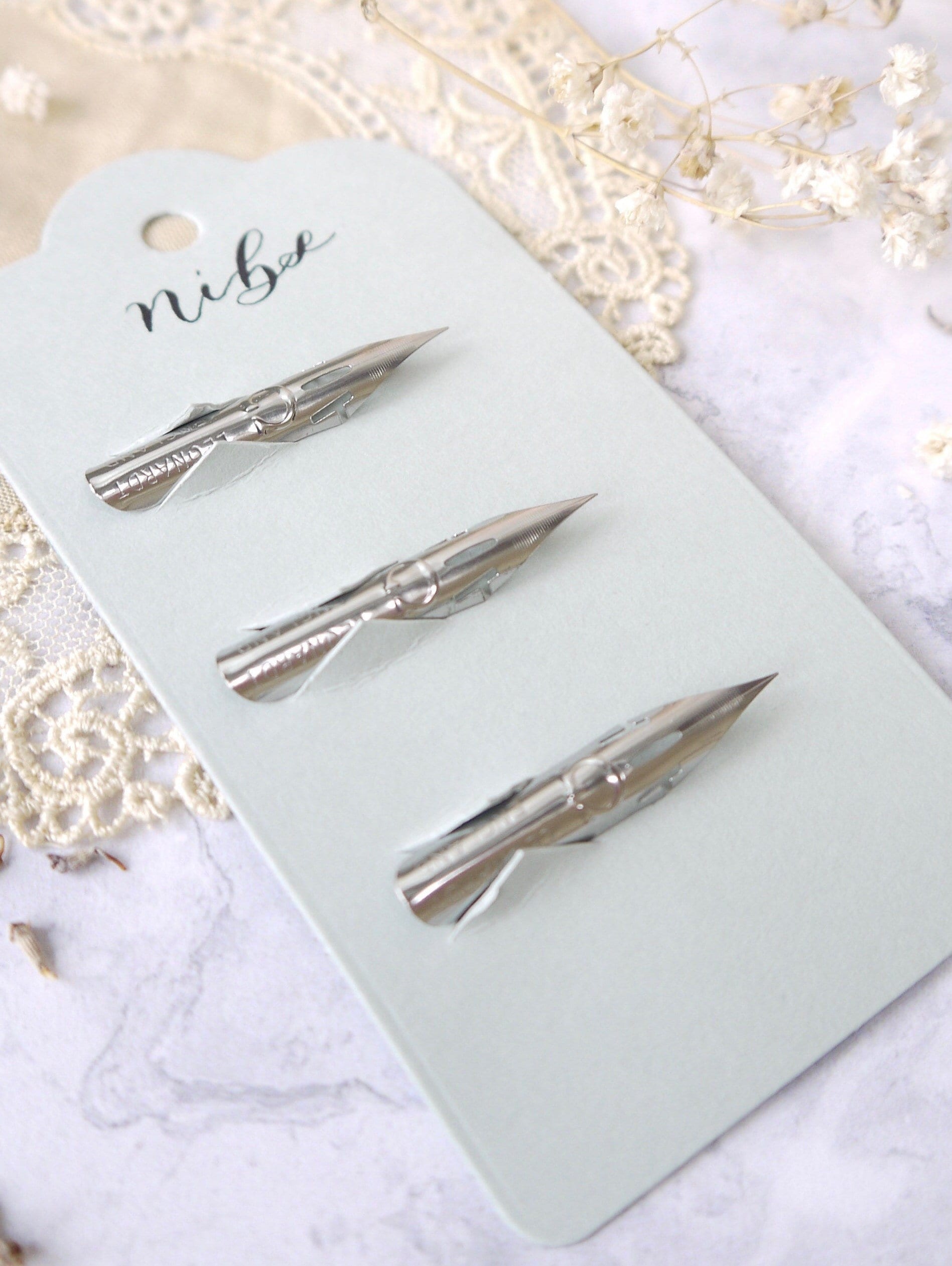 Three Leonardt G Calligraphy Nibs
