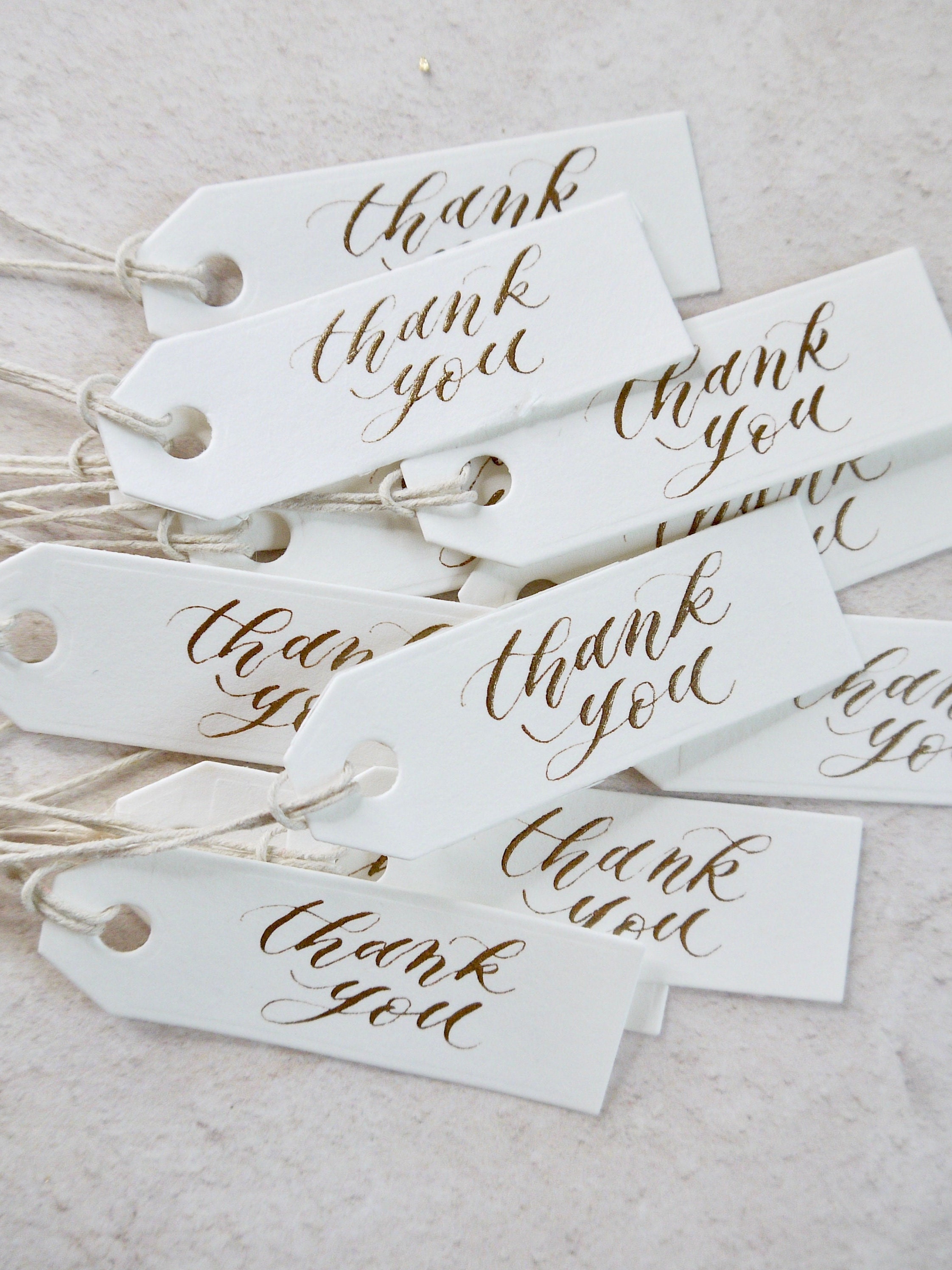 Personalised Gift Tags, Kraft Brown Custom Name Tags With