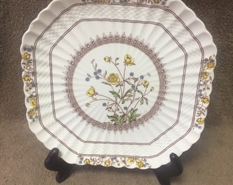 Square Luncheon Plate(8 3/4) from Spode's "Buttercup" Pattern