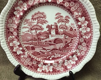 Speiseteller D 26,5 cm Spode Copeland Pink Tower Speiseteller D 26,5 cm Spode Copeland Pink Tower