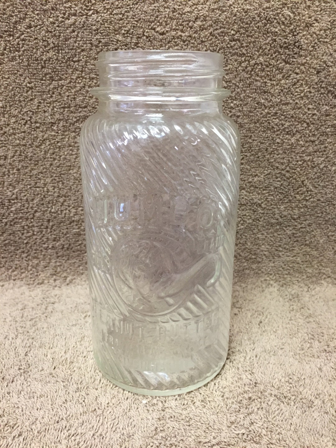 2 Lb Jumbo Peanut Butter Jar 7 1/2 From the Frank Tea and Spice Co Etsy