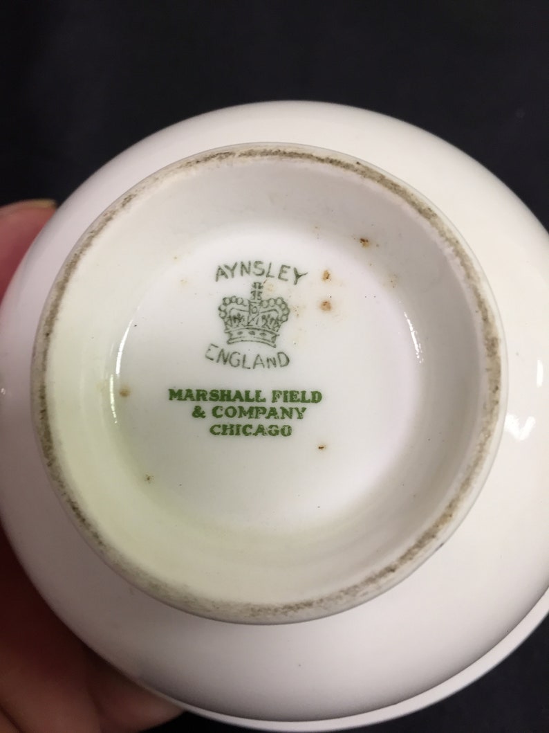 Cream Soup and Saucer from Aynsley/'s No 4118 Pattern