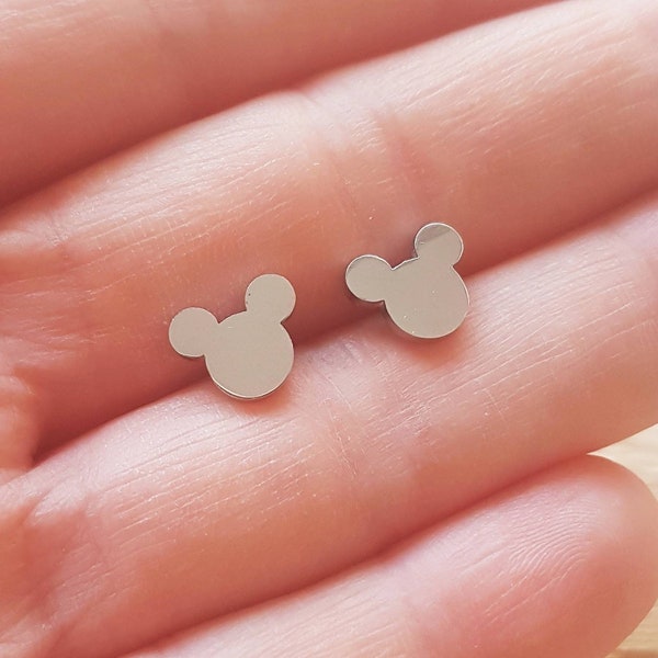 Mickey Mouse Studs,Disney Studs Earrings,Disney Earrings,Cute Earrings,Mickey Mouse Earrings,Kids Studs,Disney Lover Jewelry,Trendy Jewelry