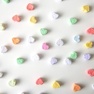 Mini bolas de sementes soltas em formato de coração/bombas de sementes de ervas/bomba de sementes em cores pastel em papel reciclado a granel/lembrancinha ecológica para convidados