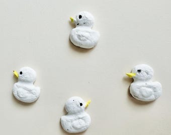 White Seed Paper Ducks: Recycled eco-friendly Sustainable Favors
