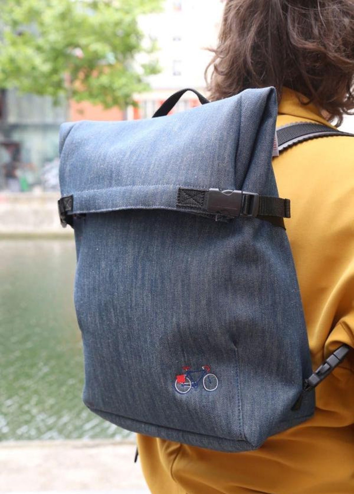 Unisex Backpack for Cyclists and Waterproof Rear Bikebag in Etsy
