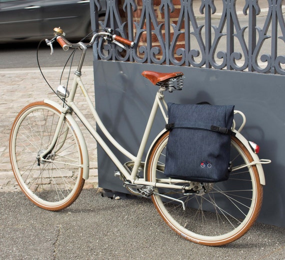 Sacoche vélo/sac à dos unisexe étanche pour cyclistes de couleur en toile  Jean - Etsy France