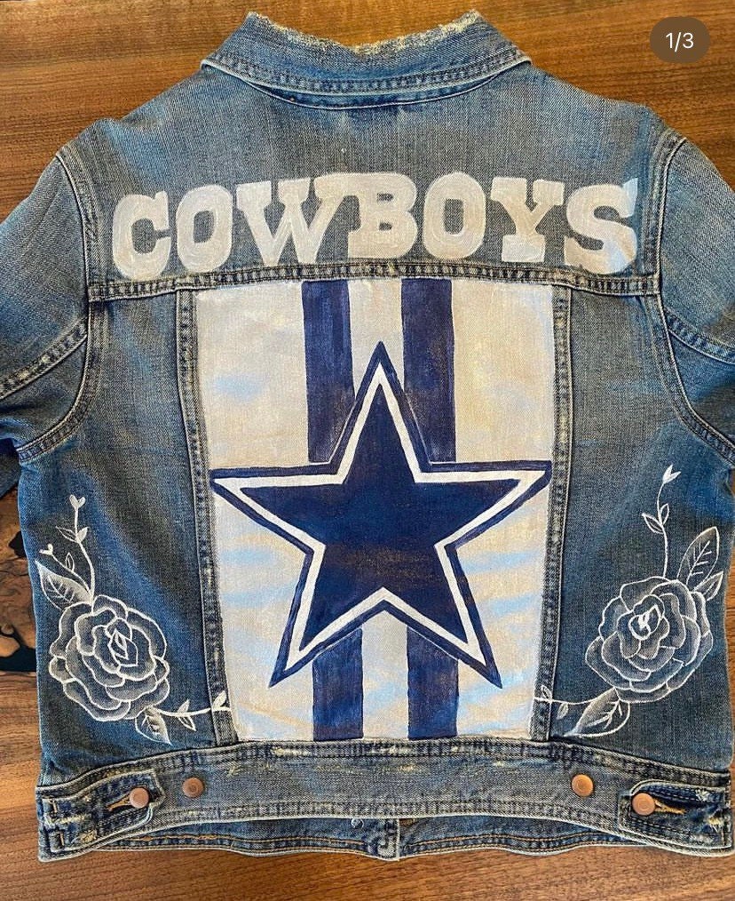 Dallas Cowboys Jacket - Etsy