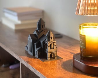Armenian Church, Armenian Cathedral, Desktop Sculpture, Tabletop Architectural Model