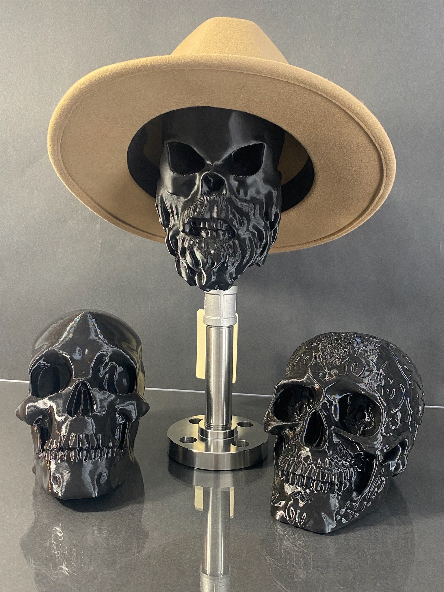 Skull Hat Stand Etsy