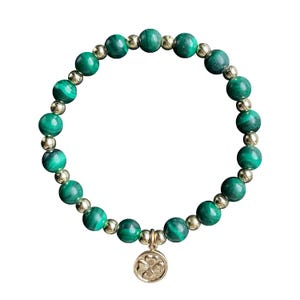Lucky Irish Malachiet Healing Crystal-armband