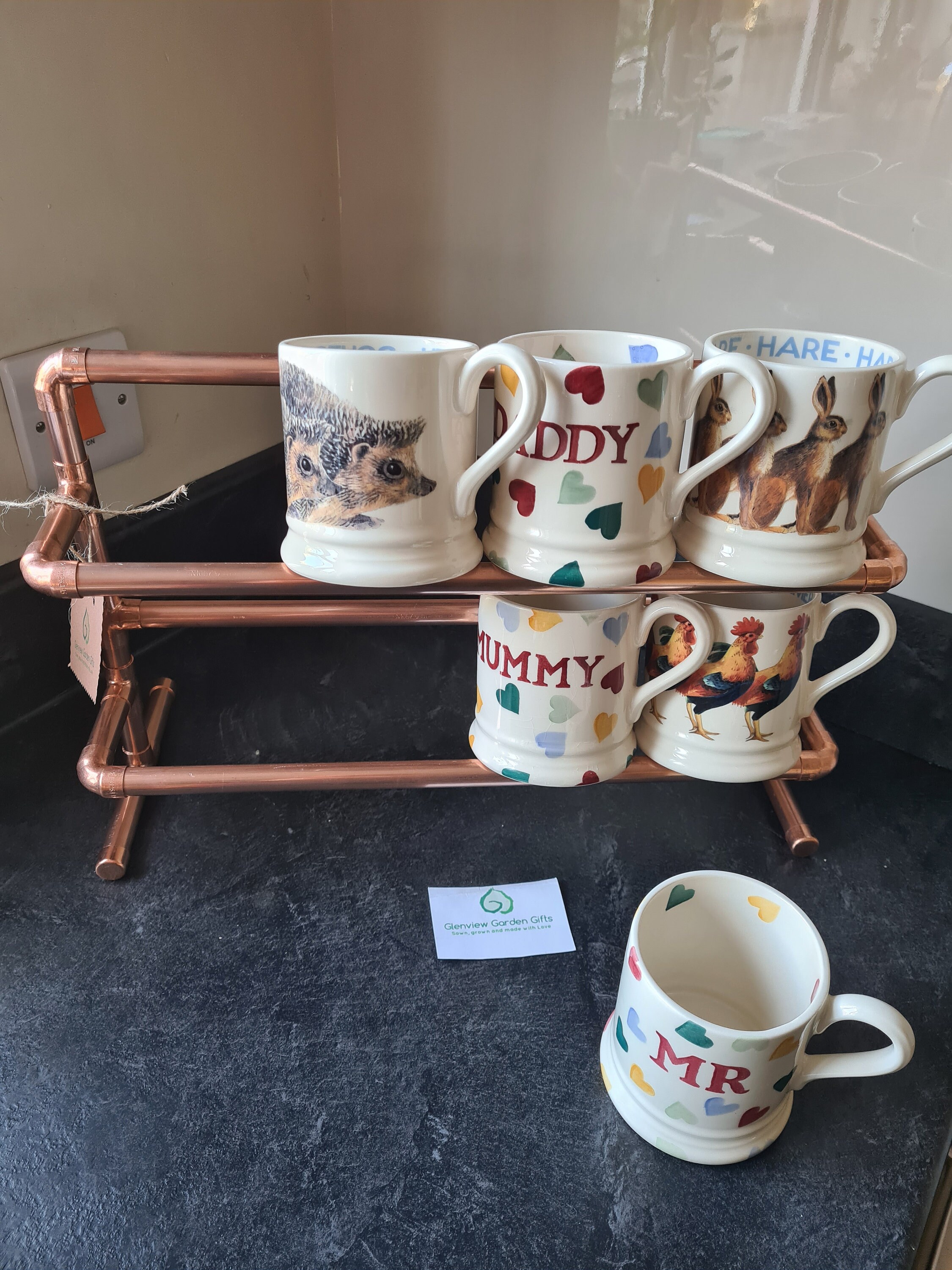 Beautiful copper pipe cup/mug holder Etsy