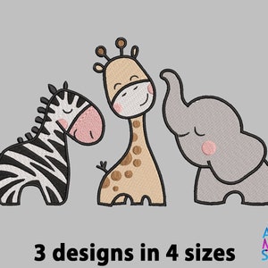 Cute animals  Machine Embroidery Design