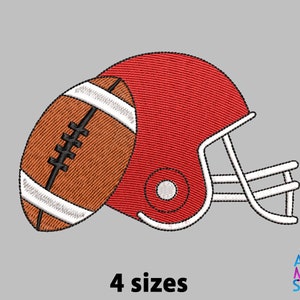 American football Machine Embroidery Design