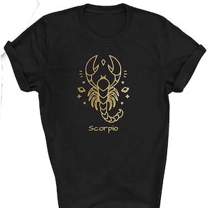 Koszulka Skorpion, Znak zodiaku Skorpion, Koszulka Horoskop, Koszulka Astrologia, Koszulka Znak Zodiaku, Koszulka Znaku Urodzenia Skorpiona, Koszulka Urodzinowa