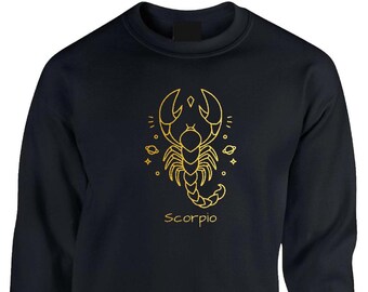 Sweat-shirt Scorpion : haut astrologie signe astrologique du zodiaque