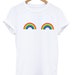 Rainbow Titties T-shirt LGBT Pride Fashion Woman Boobs Top Slogan Tee T shirt, LGBTQ Top