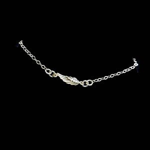 Sterling Silver Angel Wing Anklet 1