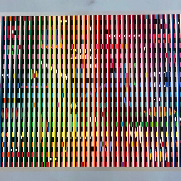 Yaacov Agam Zeefdruk - Fond Marins