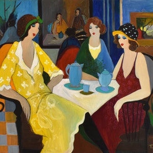 Itzchak Tarkay „Tea Time“ Original