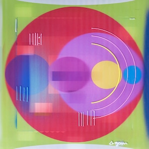 Yaacov Agam &quot;SPRING AUTUMN&quot; Unique Agamograph