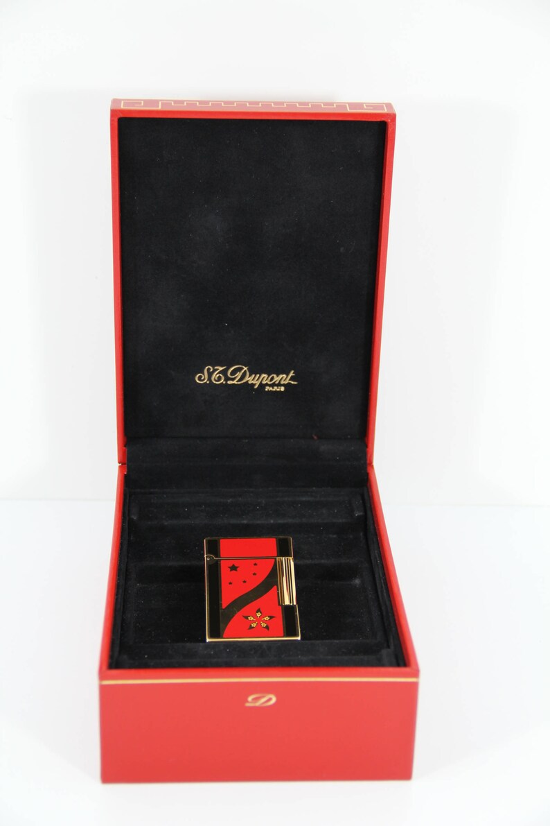 S.t.dupont Hong Kong Special Edition Line 2 Lighter Etsy