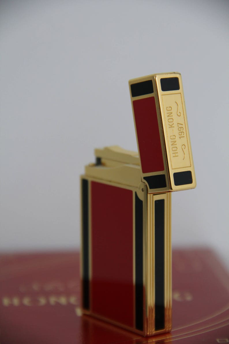 S.t.dupont Hong Kong Special Edition Line 2 Lighter Etsy