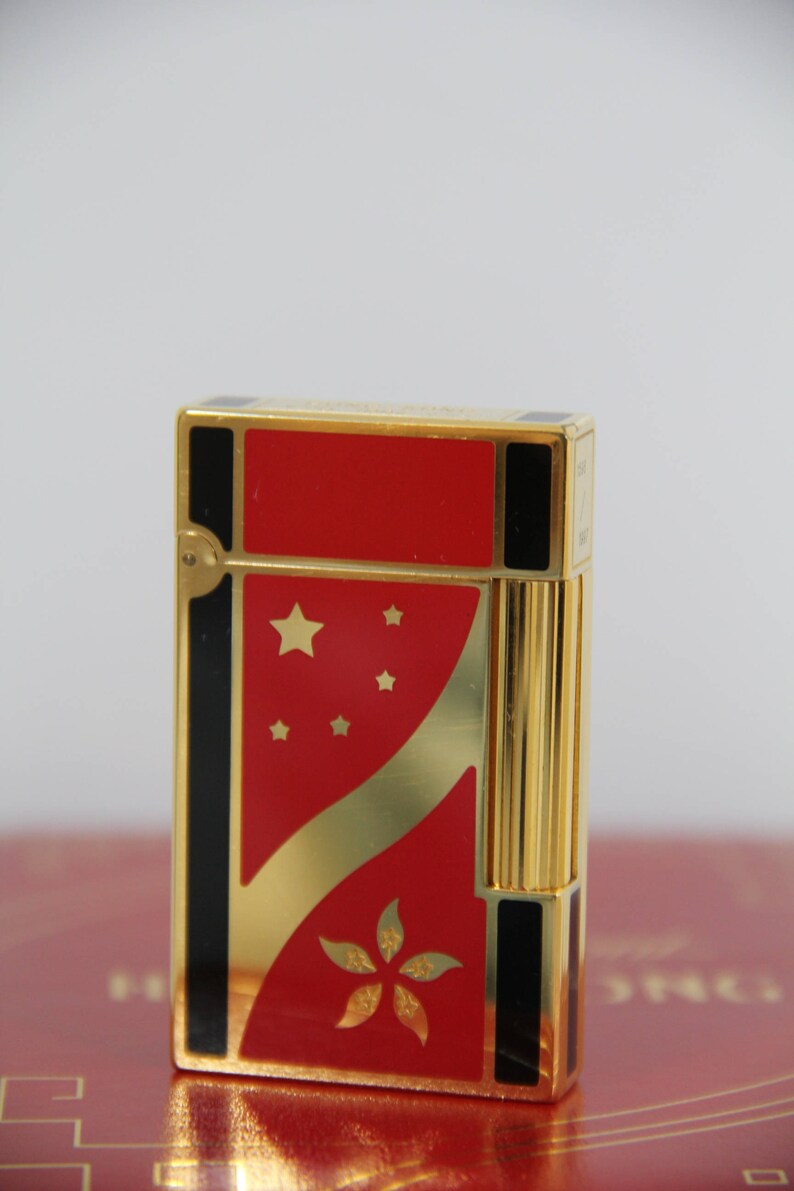 S.t.dupont Hong Kong Special Edition Line 2 Lighter Etsy