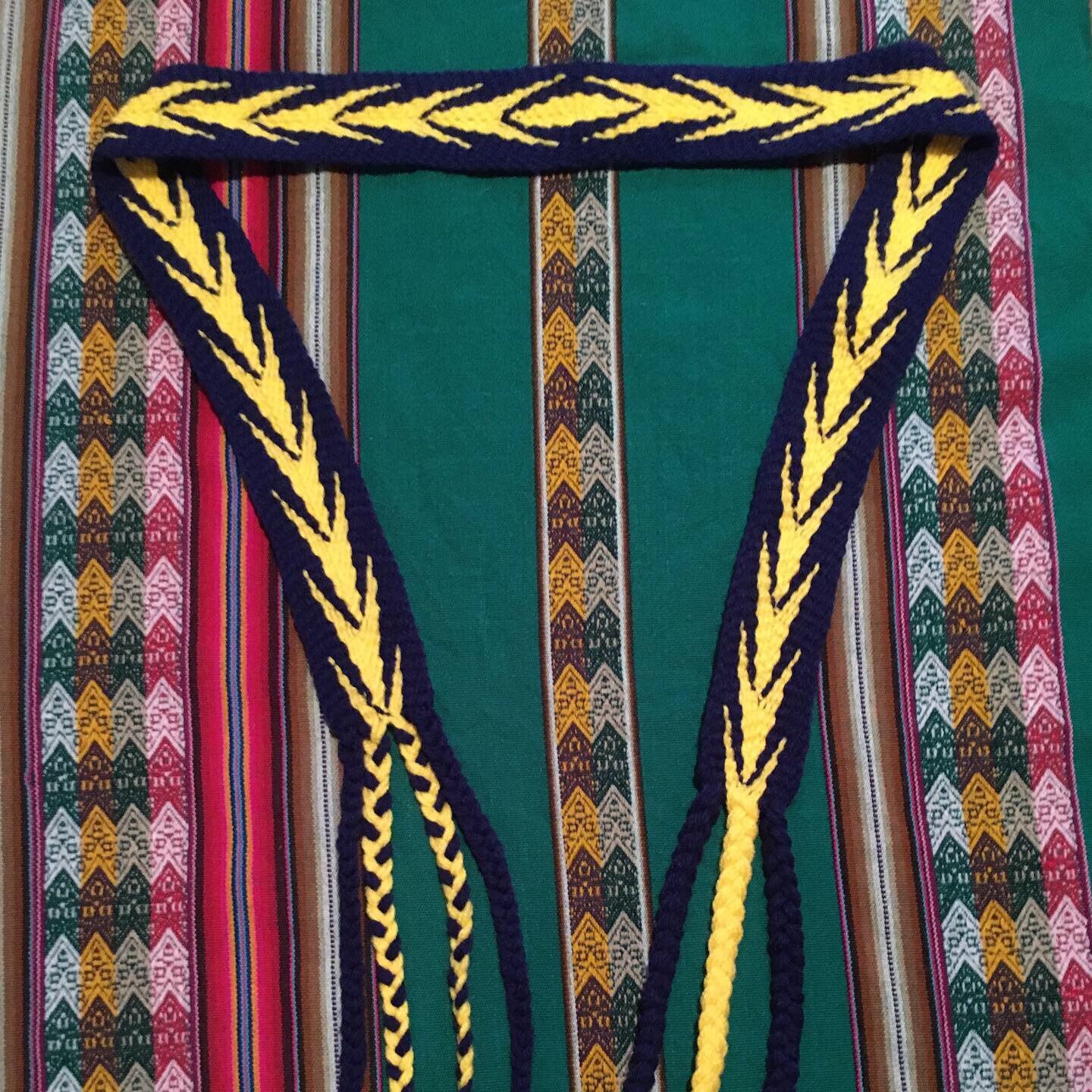 Custom Made Cherokee Finger Weaving Belts and Garters Etsy