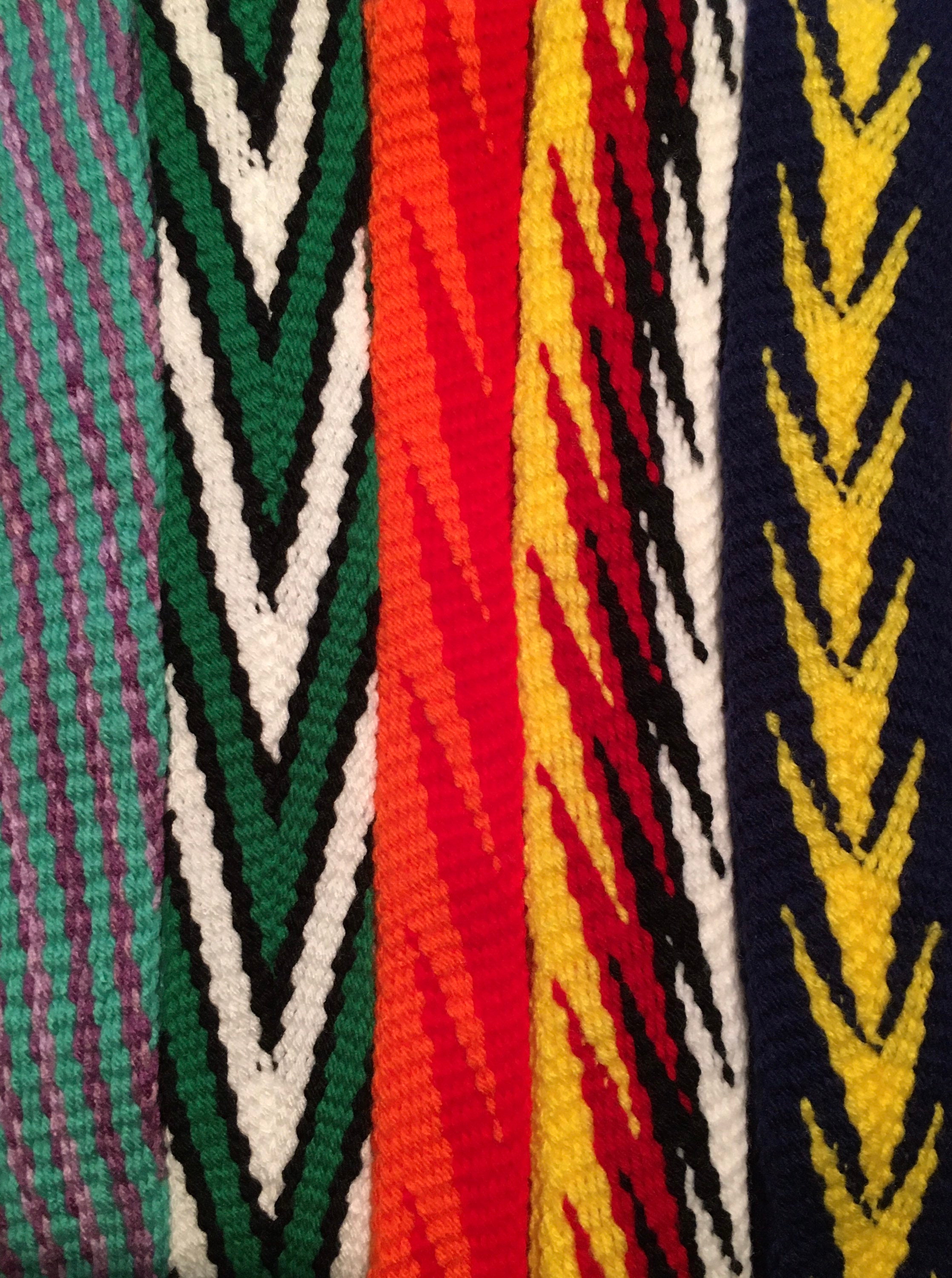 Custom made Cherokee finger weaving belts and garters Etsy 日本