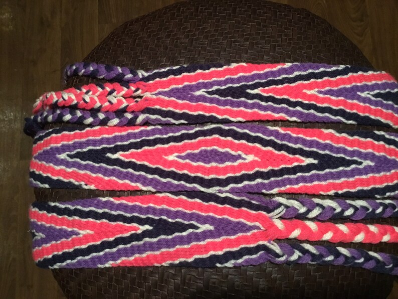 Cherokee finger weaving belts and garters custom made Etsy