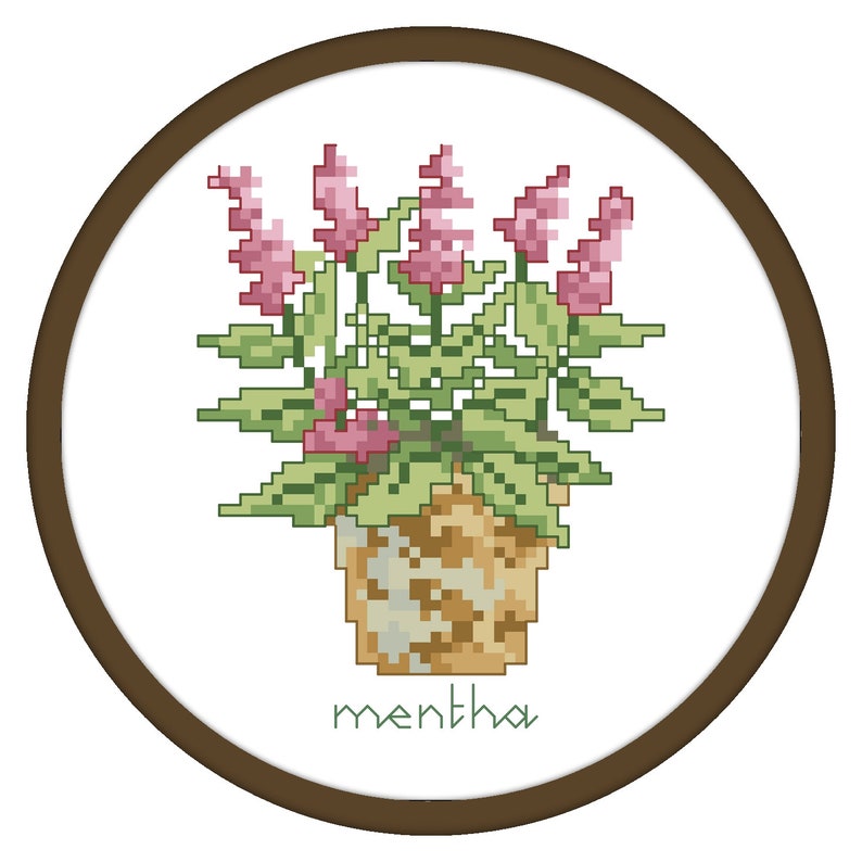 Love Herbs Cross Stitch Pattern Pdf Spices Kitchen Cross Etsy