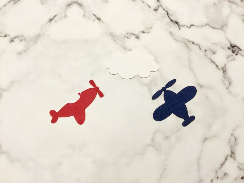 Time Flies Airplane Confetti Plane Party Decorations 100 Pieces Airplane Birthday Table Confetti.