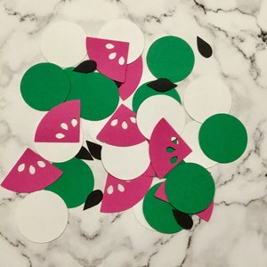Watermelon Confetti 100 Count-One in a Melon Confetti-One in a Melon Birthday-Watermelon Birthday Decor-First Birthday-Summer Party Confetti