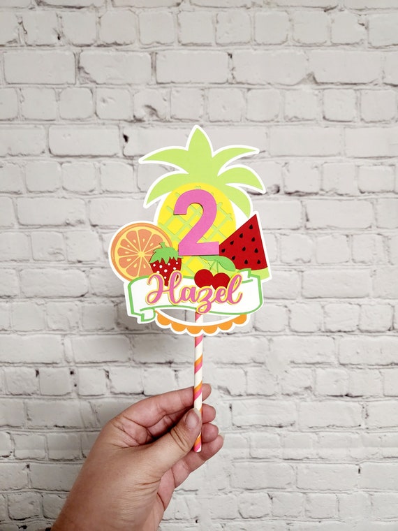 Tutti Frutti Cake Topper. Two-tti Fruitti Cake Topper. Twotti Frutti Birthday Party Decorations. Personalized Twotti Fruity. Two Sweet Cake. Il_570xn