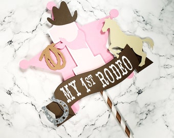 My First Rodeo Birthday. My First Rodeo Cake Topper. Cowgirl Cake Topper. Western 1st Birthday. First Rodeo. Cowboy Birthday. Cowgirl Topper