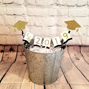 Graduation Cake Topper-Customize the year and colors-Graduation Cake Bunting-Class of 2025
