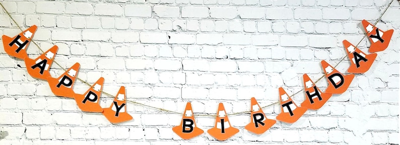 Construction Banner Birthday Construction Banner Construction Party Supplies Construction Decorations