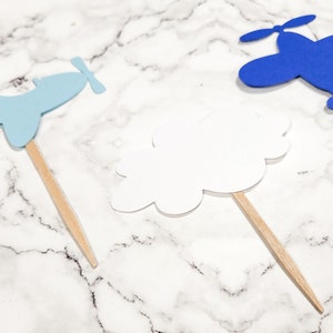 Airplane Cupcake Toppers. Time Flies Cupcake Toppers. Airplane Decor. Airplane Birthday Party. Time Flies Birthday Decor. Plane Party Theme
