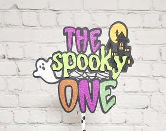 Halloween Cake Topper. Spooky One Birthday. Halloween Birthday Decor. Halloween Smash Cake Topper. Halloween Party Decor. Halloween Cake.