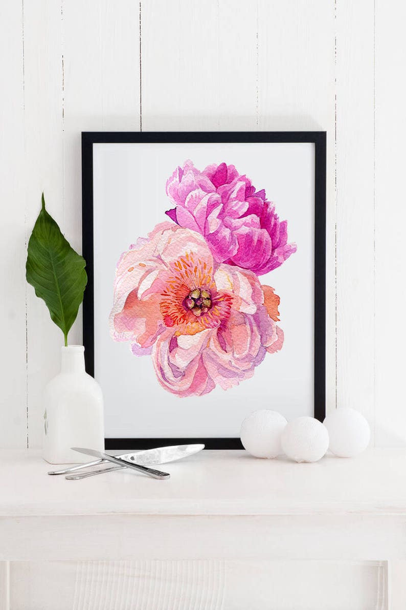 Watercolor Painting Printable Wall Art Watercolor Print Poster Etsy