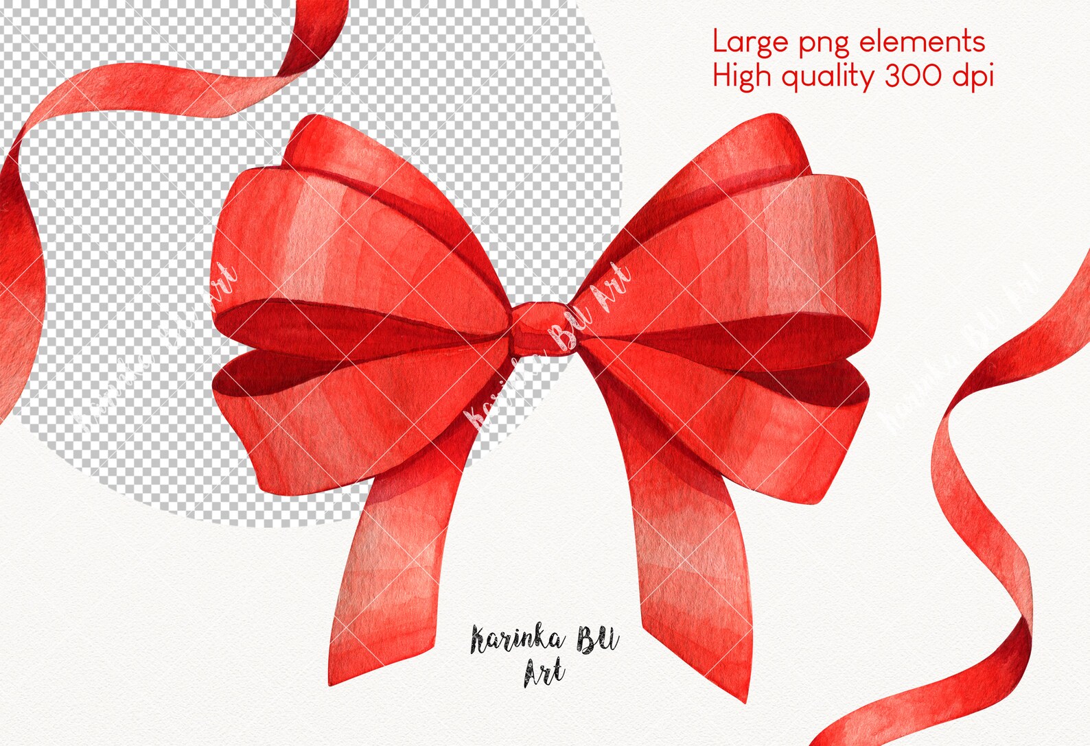 Watercolor Red Bows Clipart Printable Sticker Sublimation PNG - Etsy