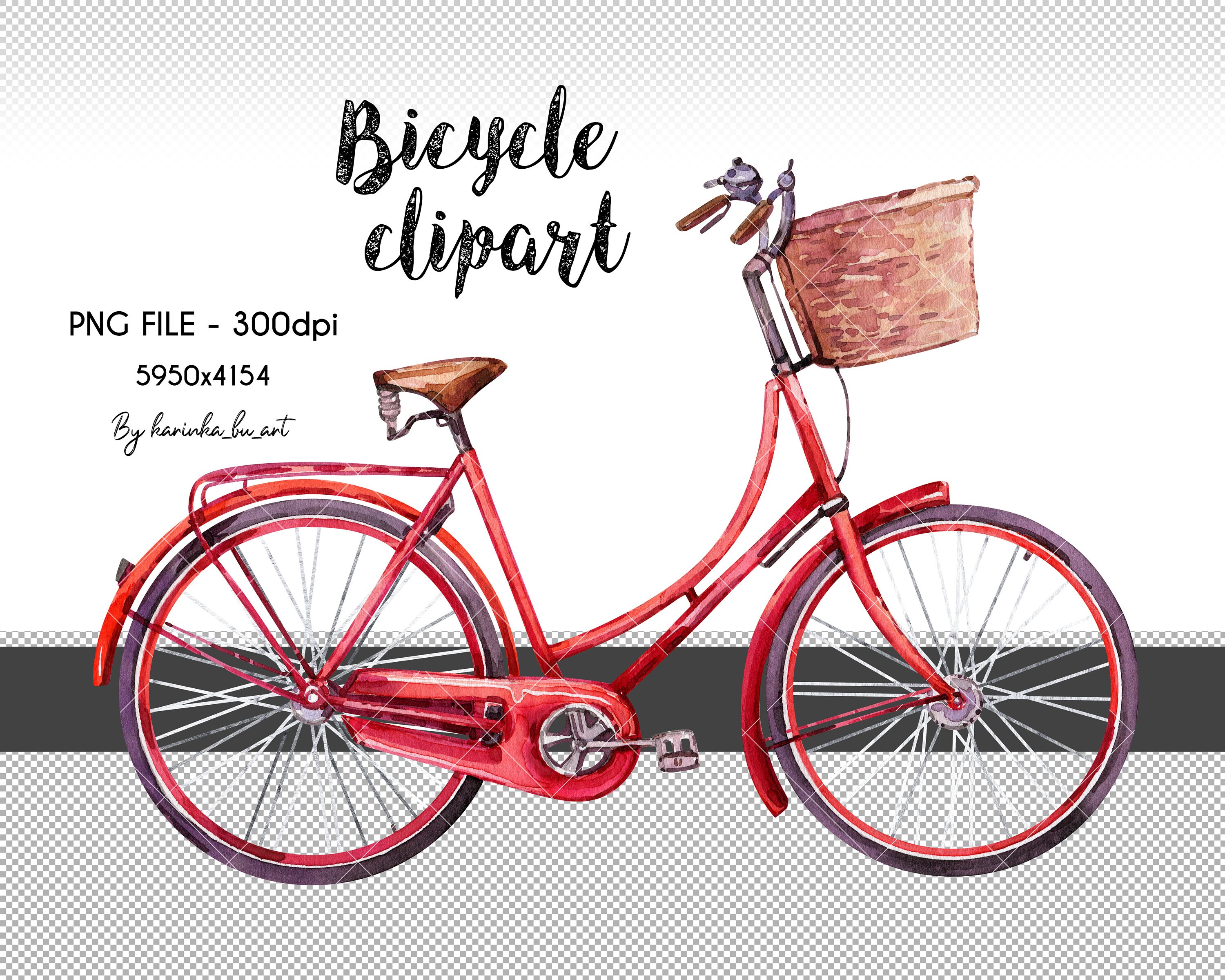 fahrrad aquarell